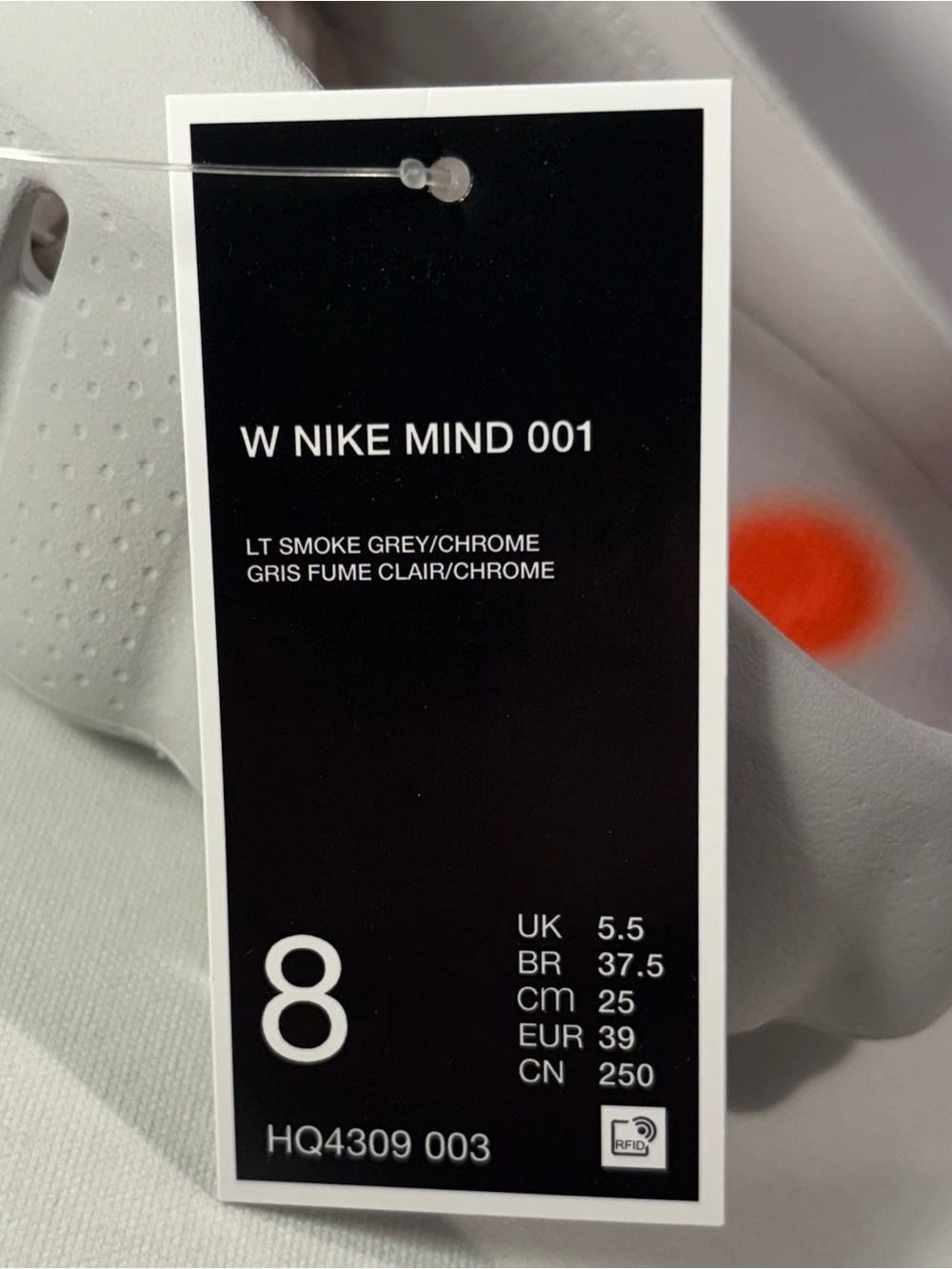 🌿 [BRAND NEW] NIKE MIND 001 SLIDE LIGHT SMOKE GREY WOMENS SHOES SIZE 8 MULES 🌿 - Picture 11 of 12